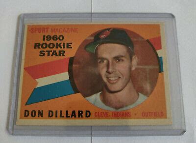 Don Dillard Topps Rookie Card Ebay