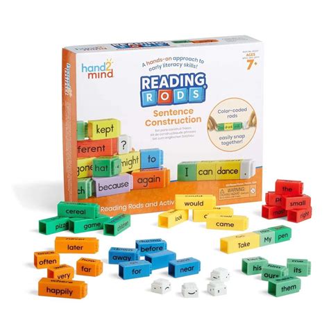 hand2mind Reading Rods Sentence Construction, Sentence Building for ...