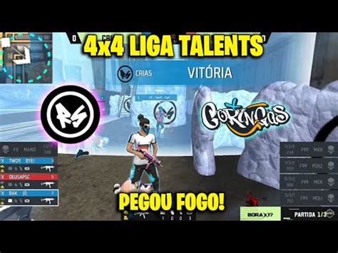 Liga Talents X Crias Vs Coringas Pegou Fogo Clips Ff Youtube