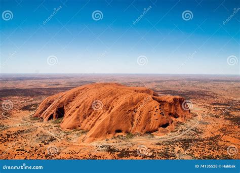 Uluru Ayers Rock Editorial Stock Photo Image Of Grass 74135528