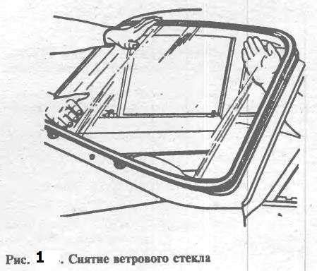 Лобовое стекло ваз 2107, его размеры, замена, установка. как заменить ...