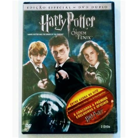 Dvd Harry Potter e a Ordem da Fênix Duplo Lacrado Original Shopee