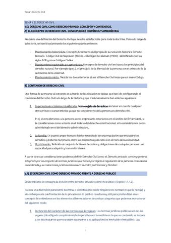 Tema 1 Derecho Civil Pdf