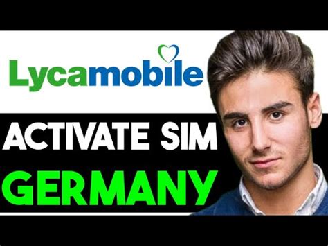 How To Activate Lycamobile Sim Card In Germany Full Guide Youtube