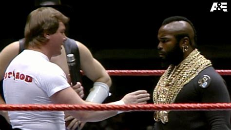 Roddy Piper Was Hellbent On Showing Up Mr T A E WWE Rivals Hulk Hogan