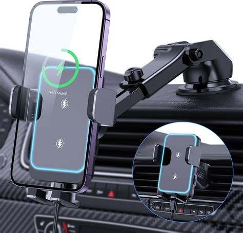 Wixgear Wireless Car Charger New Version Automatic Arms