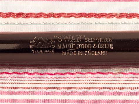 Vintage Mabie Todd Swan Self Filler Art Deco Fountain Pen