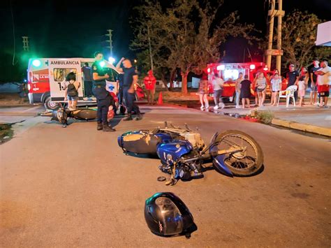 Colisi N Entre Motos Deja Dos Ni Os Heridos Nueva Rioja