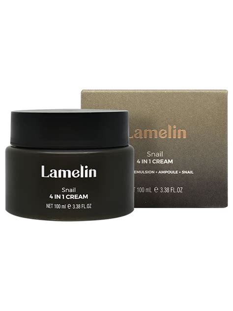Lamelin Крем для лица питательный с муцином улитки 4 в 1 Snail 4 In 1 ...