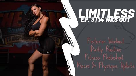 Limitless Bikini Prep Series Ep Wks Out Physique Macro Update Posterior Workout