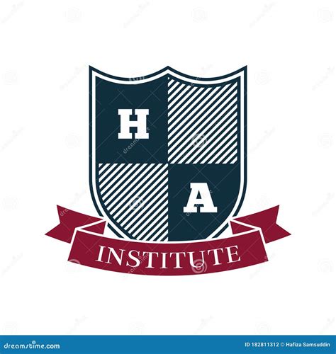 Institute Logo Design Vector Illustration | CartoonDealer.com #182811312