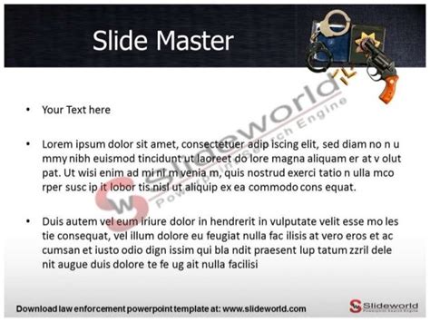 law enforcement powerpoint template - Slide World