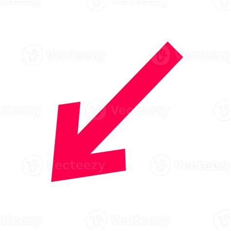 Down Red Arrow 43732936 PNG