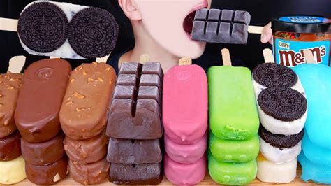 Asmr Oreo Chocolate Ice Cream Magnum Party Nutella Dessert Mukbang 먹방