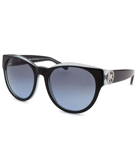 Michael Kors Womens Bermuda Round Black Sunglasses Modesens Black