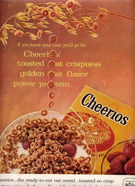 1958 Cheerios Cereal By General Mills Magazine Ad 251