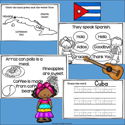 Cuba Mini Book for Early Readers - A Country Study | Made By Teachers