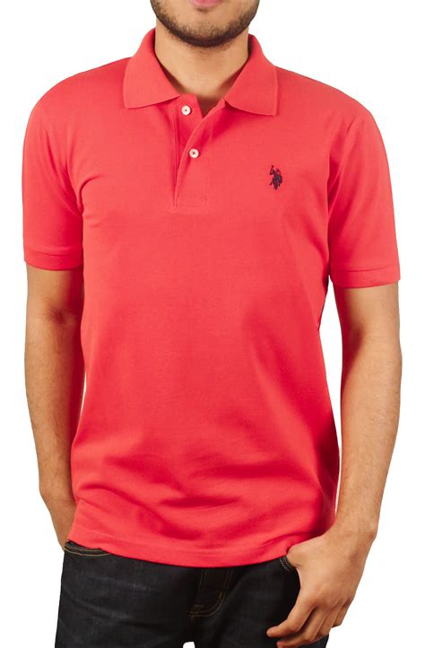 U.S. Polo Assn. - U.S. Polo Assn. Men's Solid Pique Polo - Walmart.com ... 