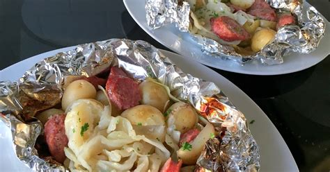 Mennonite Girls Can Cook Cabbage And Sausage Foil Pack Dinner