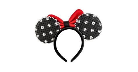 Disney X Loungefly Minnie Mouse Polka Dot Pin Trader Ears Shop Stitch Shoppe By Loungefly S