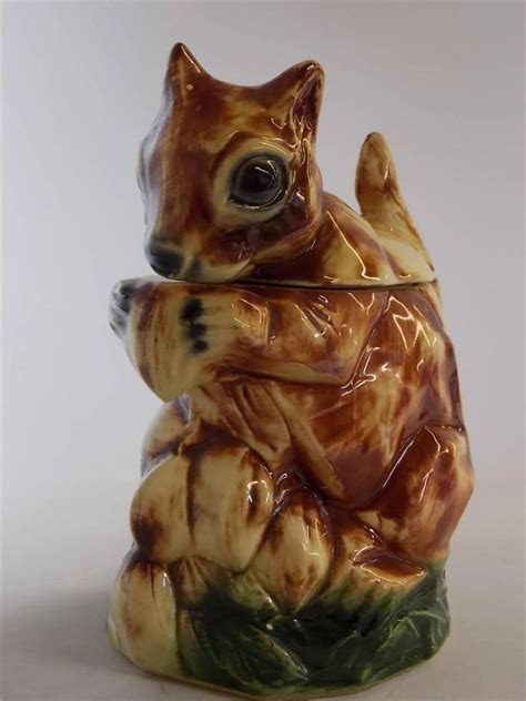 Vintage McCoy Pottery Squirrel With Acorn Cookie Jar 234 Cookie Jars