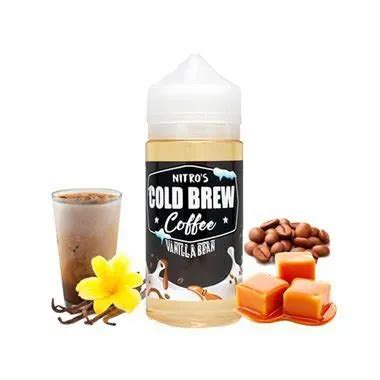 Juice Nitro S Cold Brew Salted Blends Vanilla Bean Nic Salt 30ml