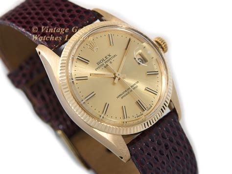 Rolex Oyster Perpetual Date Model Ref Ct Vintage Gold