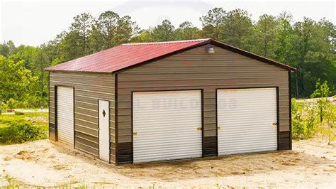 X X Side Entry Steel Garage American Metal Buildings