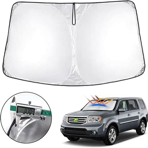 Amazon T TGBROS Custom Fit For Windshield Sunshade Honda Pilot SUV