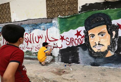 remembering abdul baset al sarout  symbol   syrian revolution