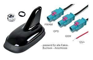 Shark Fin Antenna For Audi A3 A4 A6 A8 Q7 TT GPS FM GSM Phone Roof