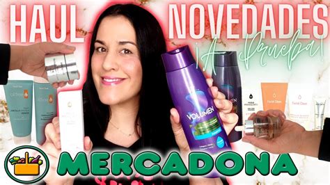 HAUL ÚLTIMAS NOVEDADES PERFUMERÍA MERCADONAEXCELENTE CREMA Y