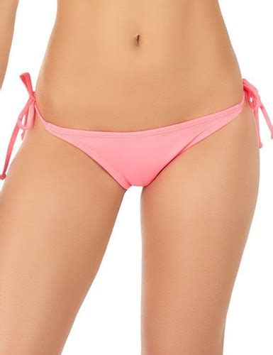 Bikini Calz N Colaless Con Amarras Naranja Cuotas Sin Inter S