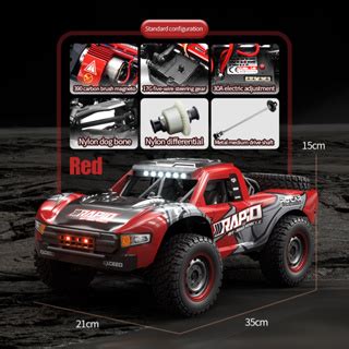 RC Car Off Road 4x4 1 14 70KM H 4WD Truck Q130 Light Brushless Motor