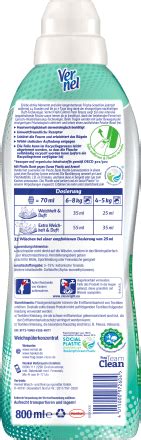 Vernel Weichspüler Fresh Control Fresh Breeze 32 WL 800 ml dauerhaft