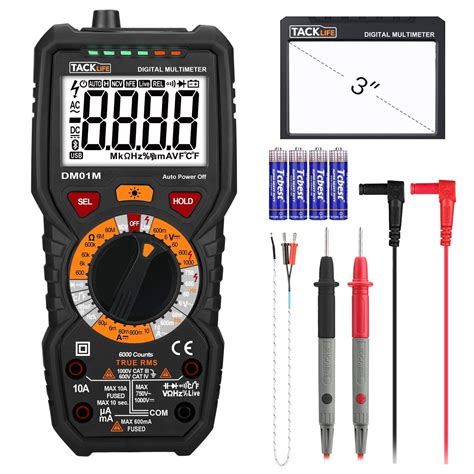 Buy TACKLIFE Multimeter TRMS 6000 Counts Auto Ranging Digital Volt