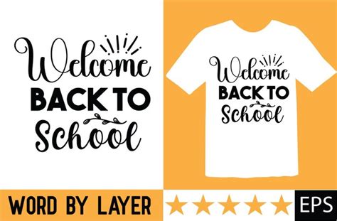 Diseño de camiseta svg de regreso a la escuela Vector Premium