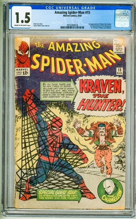 Amazing Spider Man Cgc St Appearance Of Kraven The