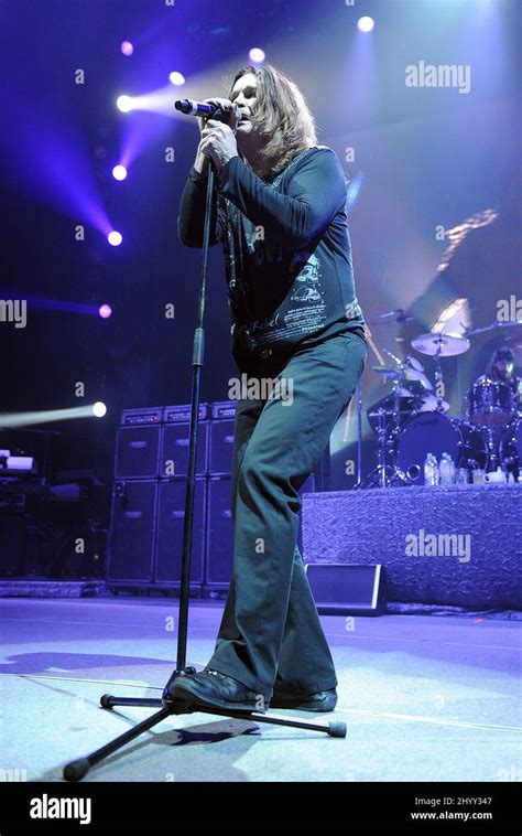 Ozzy Osbourne performs live in concert at Madison Square Gardens in New ...