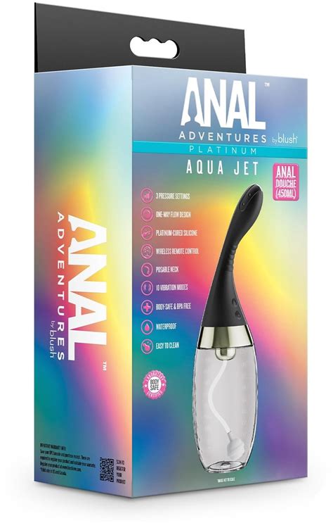 Blush Anal Adventures Aqua Jet Black Anal Shower Anal Shower Makeup Ie
