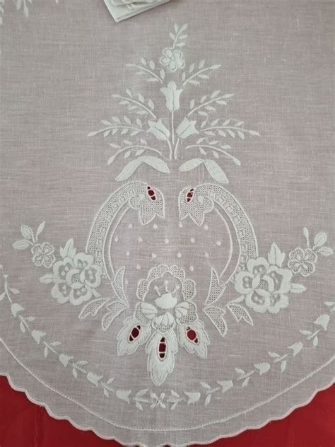 Nappe Museale X En Pur Lin Avec Broderie Main Nappe Catawiki