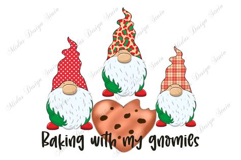 Baking With My Gnomies Graphic By MidasStudio Creative Fabrica