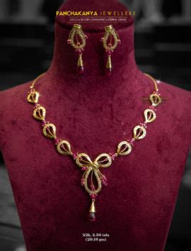 Turkish Necklace Set Panchakanya Jewellers