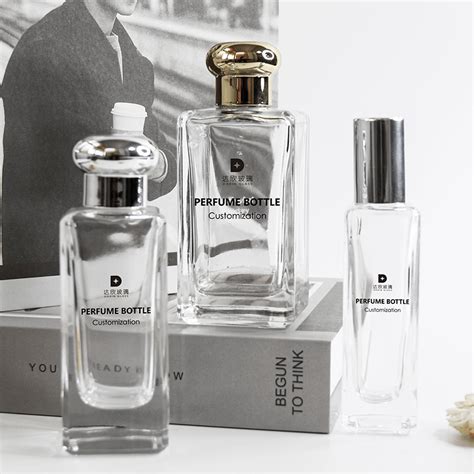30ml 50ml 100ml Luxury Glass Perfume Bottle Botol Parfum with Cap - daxin