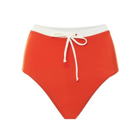 Solid Striped Monika Bikini Bottoms Gem