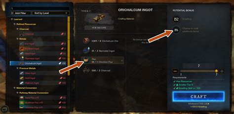 New World Weaponsmithing Leveling