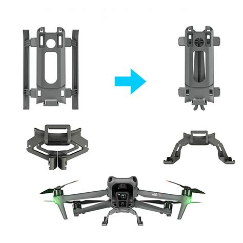 Startrc Foldable Extended Heighten Landing Gear Skid Legs Protector