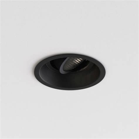 Astro Minima Slimline Round Fixed Fire Rated Ip Bathroom Downlight In