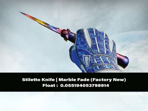 Stiletto Knife Marble Fade FN CSGO SKINS KNIVES Video Gaming Gaming