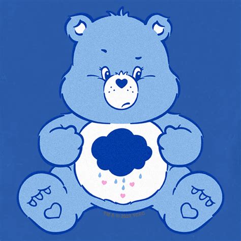 Care Bears Toddlers Care Bears Grumpy Bear Rain Cloud Graphic Tee